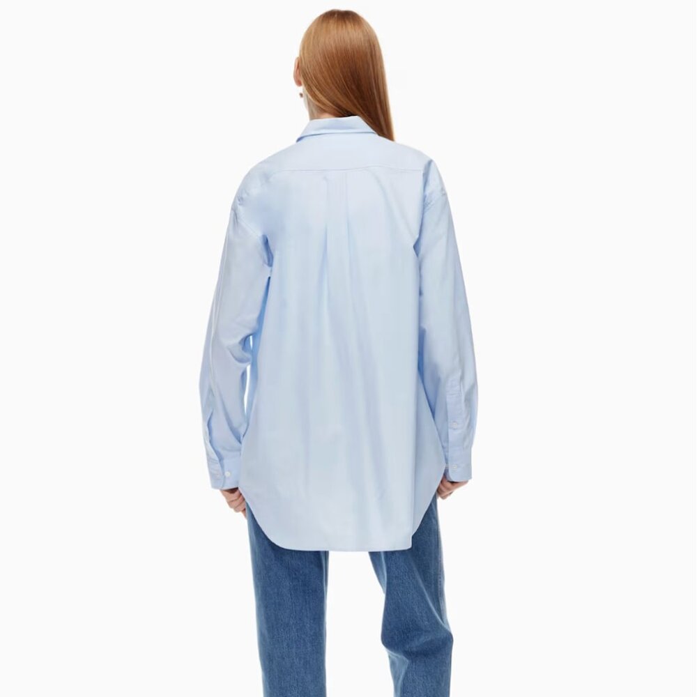 Sunday Best light blue cotton oversized button-up FUTURE shirt from Aritzia - Picture 9 of 9
